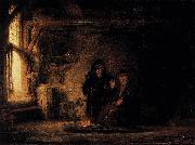 Rembrandt, Tobit's Wife with the Goat